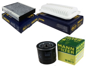 Zestaw filtrów Toyota Auris1.2 2015-2019