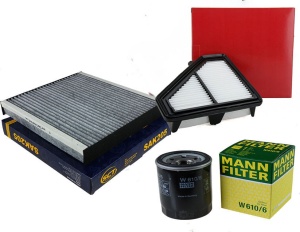 Zestaw filtrów Honda CIVIC IX (FK)1.4 VTEC od 2012 