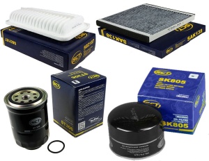 Zestaw filtrów Toyota Corolla  Verso 2.0 D-4D 2004-2009