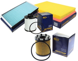 Zestaw filtrów Opel Tigra Twin Top 1,3cdti 