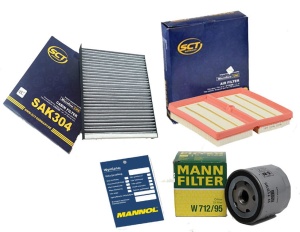 Zestaw filtrów IBIZA IV ST SPORTCOUPE 1.0TSI 15/17