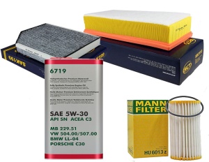 ZESTAW FILTRÓW AUDI A4 (B8)1.8TFSI 11/15  + olej (1)