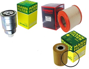 Zestaw  filtrów Nissan ATLEON (F24M,F24W) 35.15 56.15