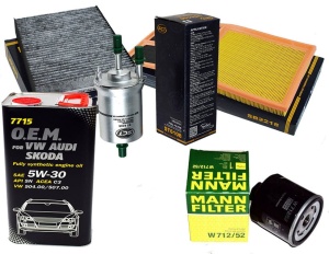 Zestaw filtrów Skoda Fabia II1.4 85kw 10/14