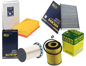 Zestaw filtrów Passat 1.6tdi 2014-2019 (1)