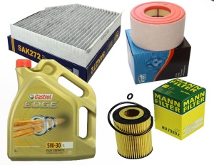Zestaw filtrow AUDI a6 c7 2.0tdi +olej (1)