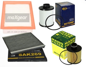 Zestaw filtrów Fiat Sedici 2.0 d 