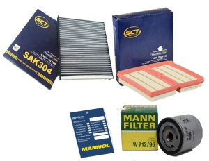 Zestaw filtrow  Audi A3 1.0TFSI