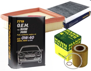 Zestaw filtrów BMW 3  (F30 .F31) 316i 2012-2016 (1)