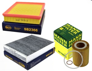 Zestaw filtrów BMW 3  (F30 .F31) 320i 2012-2016