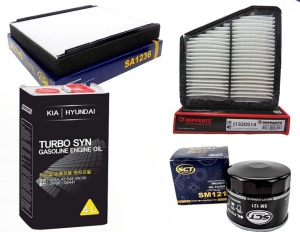 Zestaw filtrów Hyundai Matrix 1.6 +OLEJ