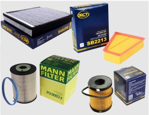 Zestaw filtrów  FORD Mondeo MK IV 2.0tdci 2007-2012  (1)