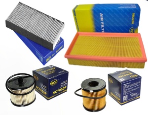 Zestaw filtrów Citroen  C5 II 2.0hdi od2005