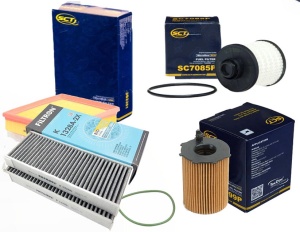 Zestaw filtrów Peugeot II 308 1.6 BlueHDi 120km 13/19