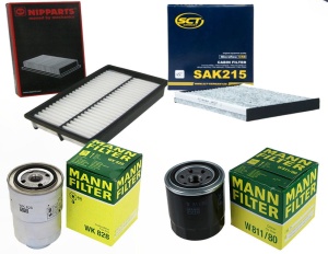 Zestaw filtrów Mazda CX-7(ER) 2.2 MZR-CD