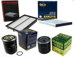 Zestaw filtrów Mazda CX-7(ER) 2.2 MZR-CD (1)