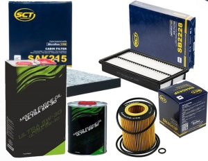 Zestaw filtrów Mazda CX-7(ER) 2.3 MZR DiSI  do 2009/06 