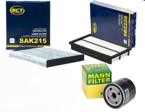 Zestaw filtrów Mazda CX-7(ER) 2.5 MZR 