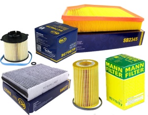 ZESTAW FILTROW VOLVO XC60 (156) D5 2011-2017 (1)