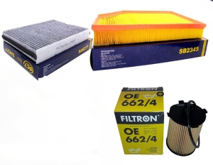 ZESTAW FILTROW VOLVO XC60 (156) T6 2013