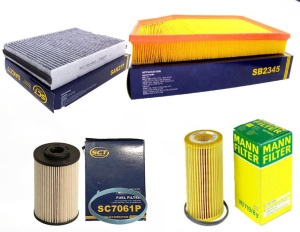 ZESTAW FILTROW VOLVO XC60 (156) D3 D3/D4