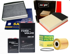 ZESTAW FILTROW VOLVO XC90 (275) 2,5T AWD -OLEJ