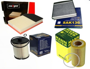 ZESTAW FILTROW VOLVO XC90 (275) D3/D5 od 2006
