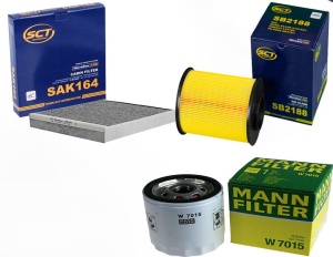 Zestaw filtrów VOLVO  C30 1.8 od 2007,07 