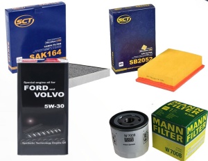 Zestaw filtrów VOLVO  C30 1.6 do 2007,07+ OLEJ 