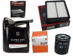 Zestaw filtrów Mazda CX-3(DK) 1.5d +OLEJ (1)