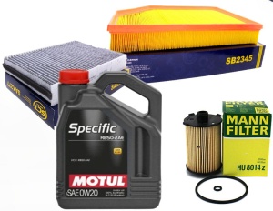 ZESTAW FILTROW VOLVO XC60 (156) D3 2015-2017   (1)