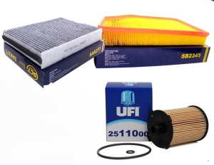 ZESTAW FILTROW VOLVO S60 II (134) 1.5 T2 T3