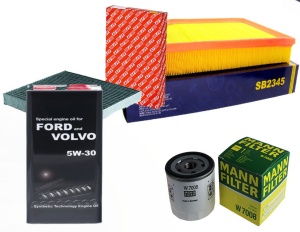 ZESTAW FILTROW VOLVO S60 II (134) T3 10/15 +OLEJ