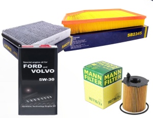 ZESTAW FILTROW VOLVO S60 II DRIVe / D2+ OLEJ