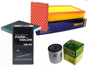 ZESTAW FILTROW VOLVO V70 III 1.6 T4F T4 +OLEJ