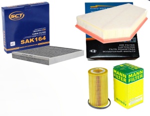 Zestaw filtrów VOLVO  C30 D3,D4,D5 (1)