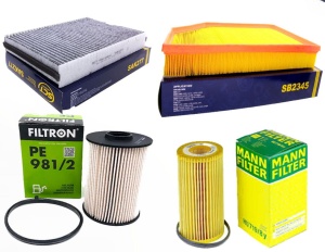 Zestaw filtrów VOLVO  S40 II D3,D4,