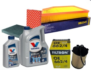 ZESTAW FILTROW VOLVO XC70 II T5 +OLEJ