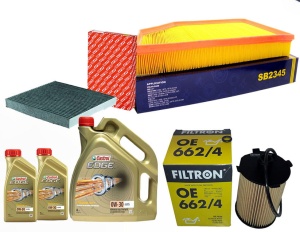ZESTAW FILTROW VOLVO XC70 II D4 +OLEJ