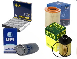 ZESTAW FILTRÓW  Alfa Romeo 159 1.9JTDM 2.0JTDM