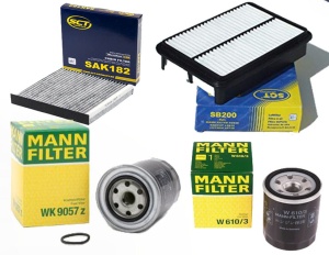 Zestaw filtrów Mitsubishi  Eclipse Cross 2.2 DI-D 4WD