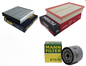 Zestaw filtrów Skoda Kodiaq 1.5 TSI