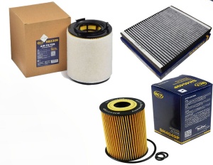 Zestaw filtrów VW POLO (6R1, 6C1) 1.6tdi od 2010.06