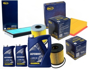 Zestaw filtrów Renault Espace IV  2.2 DCI +OLEJ