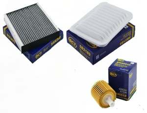 Zestaw filtrów TOYOTA AVENSIS T27 1.6 1.8 2.0