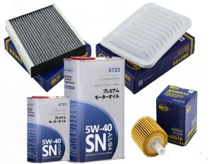 Zestaw filtrów TOYOTA AVENSIS T27 1.6 1.8 2.0 +OLEJ