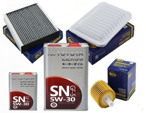 Zestaw filtrów TOYOTA AVENSIS T27 1.6 1.8 2.0 +OLEJ (1)