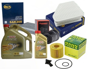 Zestaw filtrów TOYOTA AVENSIS T27 2.0 D-4D +olej