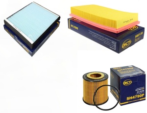 Zestaw filtrów Polo(9N) 1.2 12v 47kw