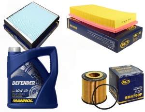 Zestaw filtrów Polo(9N) 1.2 12v 47kw +olej